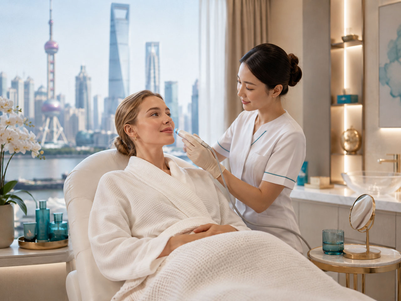 Premium aesthetic care suite in Shanghai